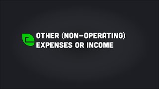 Nonoperating Expenses and Taxes [upl. by Vitoria]