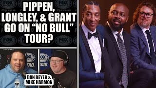 Scottie Pippen Horace Grant and Luc Longley to Talk The Last Dance on quotNo Bullquot Tour [upl. by Annahael582]