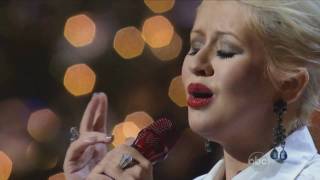 Christina Aguilera live Have Yourself Merry Little Christmas at Disney Park Christmas Parade 2011 [upl. by Iviv]