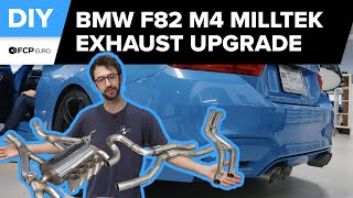 BMW F82 M4 Exhaust System Upgrade DIY 20152020 BMW F80 M3 F83 M4 Milltek Equal Length [upl. by Scheers811]