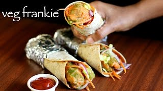 veg frankie recipe  veg kathi roll recipe  veg frankie roll recipe [upl. by Ylrebmi884]