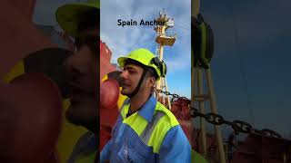 Ship mein oil fill krne se phle Mila Anchor🛳️☠️🗿 spain explore ship shortvideo [upl. by Cirda]