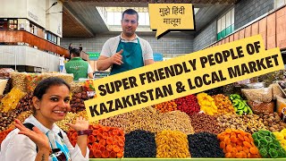 People Food and Local Markets of Almaty Kazakhstan  Kazakhstan Travel Guide  Almaty Vlog [upl. by Ilaire]