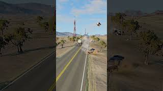 Unsuccessful overtaking Crazy car crash sim293 shorts [upl. by Alwin821]