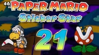 PAPER MARIO STICKER STAR 📄 21 World 35 Einbahnfluss [upl. by Nelleoj]