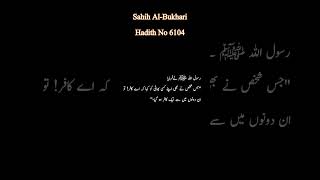 Day 110 of 365 Sahih AlBukhari Hadees no 6104حدیث نمبر [upl. by Anihsit183]