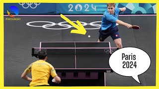 SemiFinal  Truls Moregard vs Hugo Calderano  Paris Olympics 2024 [upl. by Biondo569]