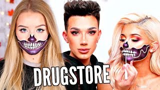 I TRIED RECREATING JAMES CHARLES HALLOWEEN MAKEUP ON KYLIE JENNER  sophdoesnails [upl. by Daryle]