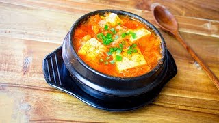 Kimchi Jjigae  Easy Kimchi Stew [upl. by Novek]