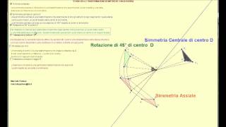 Studio delle trasformazioni geometriche con GeoGebra [upl. by Nefets125]