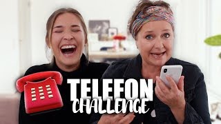 TELEFON CHALLENGE mit meiner MUTTER  janasdiary [upl. by Suiluj]