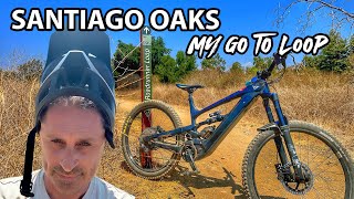 Best Hour MTB Loop At Santiago Oaks California [upl. by Cally]