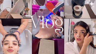 VLOG 4 DIAS COMIGO COM SALÃO CLAREAMENTO LASER E ROTINA [upl. by Alita121]