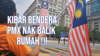 Semangat Kibar Bendera PMX Nak Balik Rumah Teruja Hari Kebangsaan 22024 Putrajaya Paling Best [upl. by Sremmus]