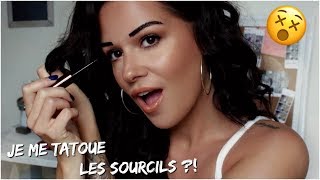 TATOUAGE DES SOURCILS À LA MAISON  │First Impression Tattoo Brow [upl. by Maddox]