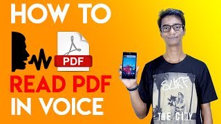 how to read pdf in voice on android [upl. by Anitsirhcairam]