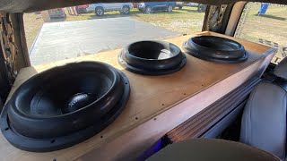 THESE SUBS GET LOUD AND LOW SUNDOWN 15S ON 9000 WATTS [upl. by Attesoj]