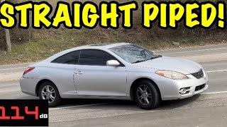 We Straight Piped a 2008 Toyota Solara [upl. by Ainatit]