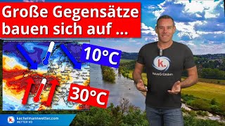 Die Frage der Gewitter und zwischen Hitze und Nordmeerfrische [upl. by Acira745]