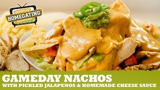 Nachos with Homemade Cheese Recipe  Wholly Guacamole [upl. by Sondra]