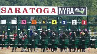 Saratoga Racetrack first Race 2017 [upl. by Ackerley]