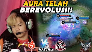 AURA SEKARANG BENER2 BERBEDA INI GEEKNYA YANG TURUN ATAU AURA TOO OP  AURA VS GEEK MATCH 2 [upl. by Airet]