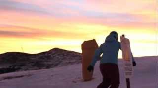 Snowboard race gate training for NorAm Cup with Steamboat Race Team [upl. by Naaitsirhc461]