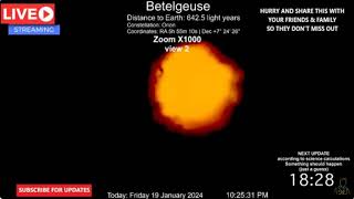 LIVE Betelgeuse Supernova Explosion Is Finally HAPPENING NOW [upl. by Novyar852]