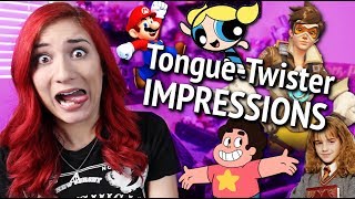 TONGUETWISTER VOICE IMPRESSIONS English Spanish German Dutch amp more [upl. by Ojytteb]