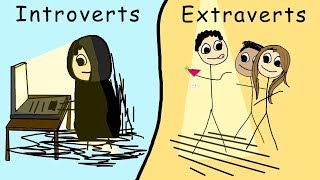 Casually Explained Introverts and Extraverts [upl. by Jac629]