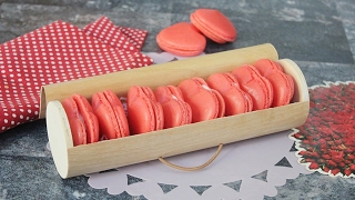 발렌타인데이를 위하여 하트 초코 마카롱 만들기Heart Chocolate Macaron [upl. by Lodnar968]