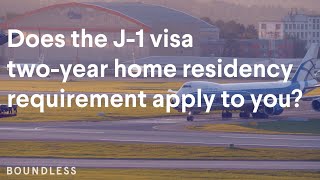 Does the J1 visa twoyear home residency requirement apply to you [upl. by Kamal]