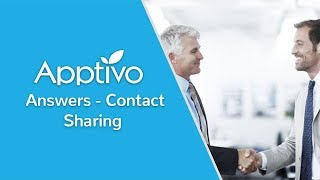 Apptivo Answers  Contact Sharing [upl. by Haneen]