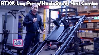 REVIEW ATX® Leg PressHack Squat 4in1 Combo  ATXBPR790 [upl. by Mervin]