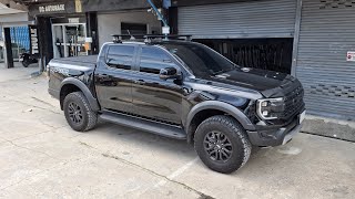 Ford Ranger Raptor ติดตั้ง แร็คติดหลังคารถ THULE มีชุดขาจับ THULE 7105 EVO  ชุดคานขวาง THULE [upl. by Tonl]