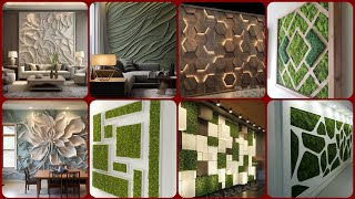 Wall Art Designs 2024  wall texture ideas  wall painting  wall decoration  wall art [upl. by Ssegrub]