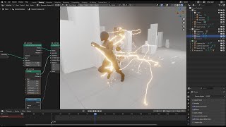 Blender 41 Flash Lightning Simulation [upl. by Eical676]