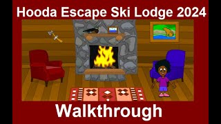 Walkthrough Hooda Escape Ski Lodge 2024 [upl. by Bergstrom581]