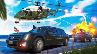 Presidential Motorcade Attack in GTA 5 [upl. by Giraldo]