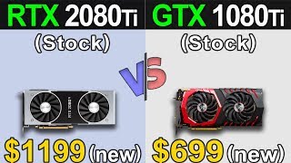 RTX 2080 Ti Vs GTX 1080 Ti  1440p and 2160p  Latest Drivers Updates [upl. by Nertie]