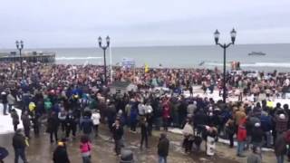 The 2015 NJ Polar Bear Plunge in Seaside Heights [upl. by Gillett442]