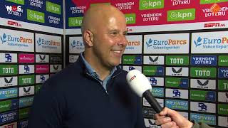 Slot neemt afscheid Vanaf dag 1 al die waardering gevoeld  Feyenoord 50 PEC Zwolle  feypec [upl. by Linus]