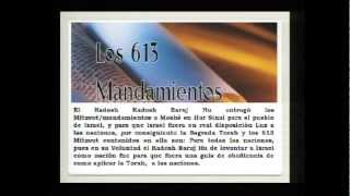 CONOZCA LOS 613 MANDAMIENTOS DADOS A MOSHEE22013 [upl. by Gerome]