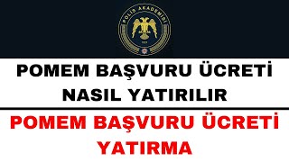 Pomem Başvuru Ücreti Nasıl Yatırılır  31 Dönem Pomem Başvuru Ücreti Yatırma [upl. by On75]