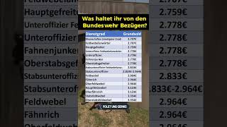 Bundeswehr Bezüge der Dienstgrade [upl. by Temhem302]