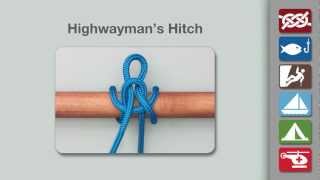 Highwaymans Hitch  How to Tie a Highwaymans Hitch [upl. by Wyck]