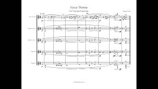 Force Theme  Trumpet Ensemble Arrangement [upl. by Shalne]