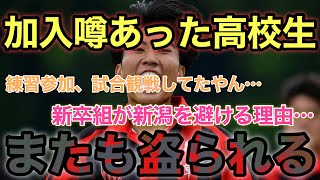 【Jリーグ】quot新潟加入濃厚quotと言われてた逸材高校生がJ2クラブに入団した話をします。アルビレックス新潟 ベガルタ仙台 湘南ベルマーレ fc町田ゼルビア [upl. by Most995]