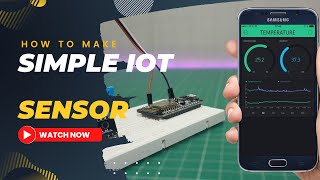 How to make IoT Temperature and Humidity Sensor  Internet of Things  IoT projects using arduino [upl. by Shirberg]