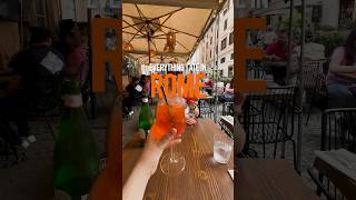 Everything I Ate In Rome 🇮🇹 rome food traveltips [upl. by Thad]